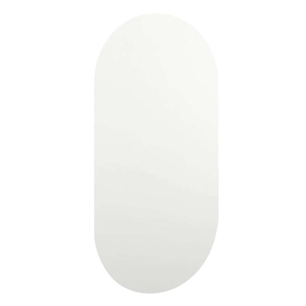 vidaXL Spiegel mit LED-Leuchten 80x40 cm Glas Oval