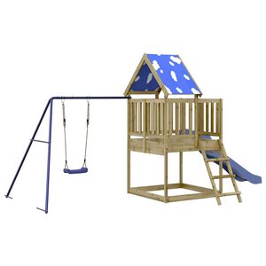 vidaXL Spielturm Impr&auml;gniertes Kiefernholz