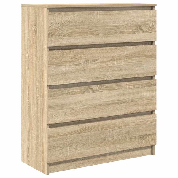vidaXL Sideboard Sonoma-Eiche 80x35x99 cm Holzwerkstoff
