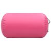 vidaXL Aufblasbare Gymnastik-Rolle mit Pumpe 100x60 cm PVC Rosa