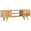 vidaXL TV-Schrank 110 x 35 x 40 cm Massivholz Mango