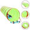 vidaXL Spieltunnel mit 250 B&auml;llen Gr&uuml;n 175 cm Polyester