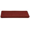 vidaXL Stufenmatten Selbstklebend 15 Stk. 65x24,5x3,5 cm Rot