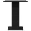 vidaXL Bistrotisch Schwarze Eiche 60x60x75 cm Holzwerkstoff
