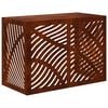 vidaXL Klimaanlagenabdeckung Rostoptik 100 x 50 x 70 cm