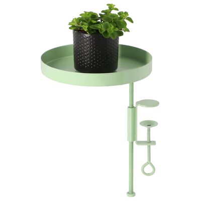 Esschert Design Blumentopfhalter mit Klemme Rund Grün M