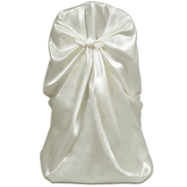 vidaXL Stuhlhussen für Hochzeit Bankett 12 Stk. Creme