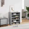vidaXL Schuhschrank Grau Sonoma 60x35x70 cm Holzwerkstoff