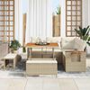 vidaXL Garten-Sofa-Set mit Kissen 8 pcs Beige und Creme
