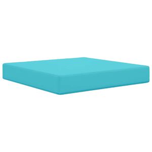 vidaXL Sofakissen f&uuml;r drau&szlig;en Polyester T&uuml;rkis 60 x 60 cm