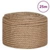 vidaXL Juteseil 25 m L&auml;nge 14 mm St&auml;rke