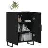 vidaXL Sideboard Schwarz 69,5x34x90 cm Holzwerkstoff