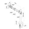 NewStar Vollbewegliche Monitor-Tischhalterung 10"-30" Verstellbar