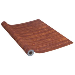 vidaXL Selbstklebende M&ouml;belfolie Akazie 500x90 cm PVC