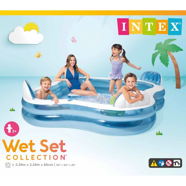 Intex Aufblasbarer Familienpool 56475NP