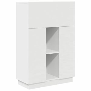 vidaXL Schreibtisch Wei&szlig; 71.5 x 31.5 x 106.5 cm Holzwerkstoff