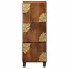 vidaXL Highboard mit Regal Braun 40 x 33 x 110 cm Massivholz Mango