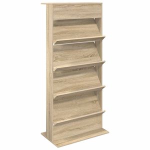 vidaXL Magazinregal Sonoma-Eiche 70 x 41 x 156 cm Holzwerkstoff