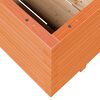 vidaXL Pflanzk&uuml;bel Wachsbraun 90x60x49,5 cm Massivholz Kiefer