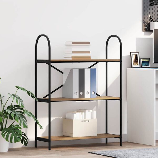 vidaXL B&uuml;cherregal Artisan-Eiche 80 x 30 x 109 cm Holzwerkstoff