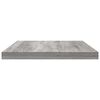 vidaXL Wandregale 4 Stk. Grau Sonoma 40x20x1,5 cm Holzwerkstoff