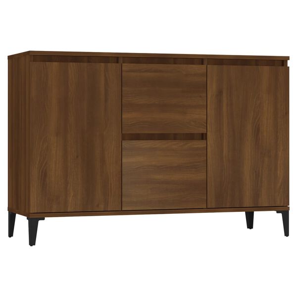 vidaXL Sideboard Braun Eichen-Optik 102x35x70 cm Holzwerkstoff