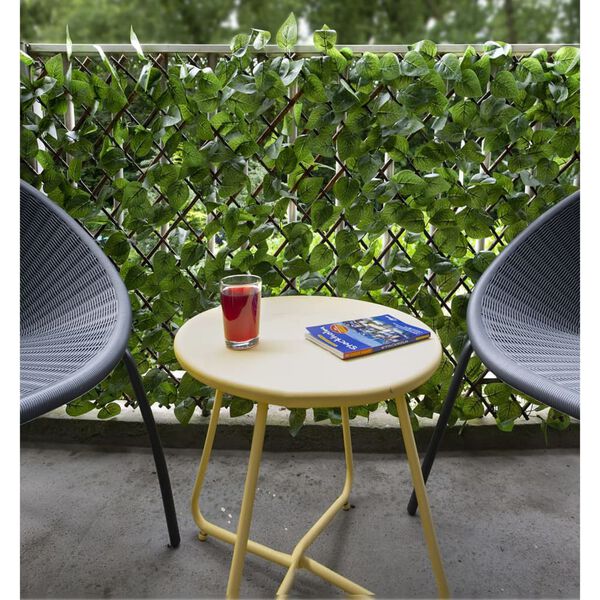 Nature Spalier mit k&uuml;nstlichen Lorbeerbl&auml;ttern 90x180 cm Gr&uuml;n Bl&auml;tter