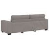 vidaXL 3-Sitzer-Sofa Taupe 220x77x82 cm Stoff