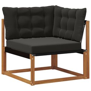 vidaXL Outdoor Ecksofa Massivholz Akazie Natur