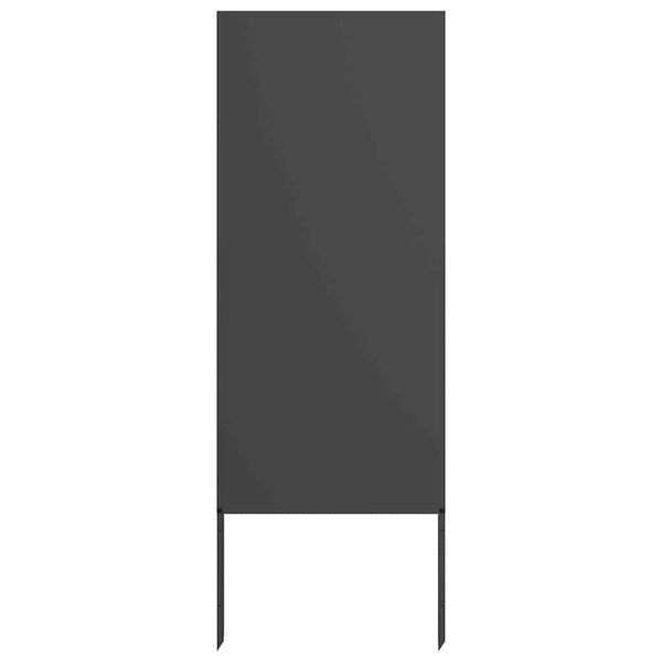 vidaXL Garten Sichtschutz-Leinwand Schwarz 50 x 140 cm