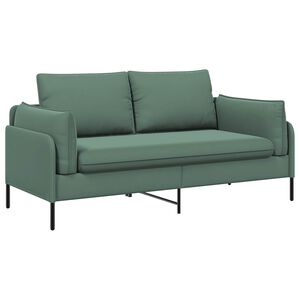 vidaXL 2-Sitzer Sofa Meergr&uuml;n 188 x 81 x 89 cm Samt