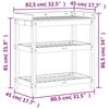 vidaXL Pflanztisch Ablagen 82,5x45x86,5 cm Impr&auml;gniertes Kiefernholz