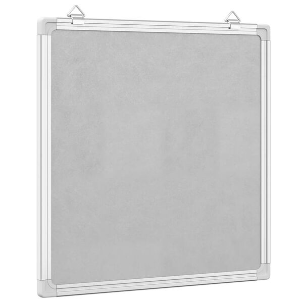 vidaXL Magnetisches Whiteboard 60x60x1,7 cm Aluminium