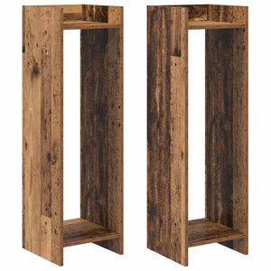 vidaXL Pflanzenst&auml;nder Altholz 30 x 30 x 100 cm Holzwerkstoff