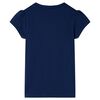 Kinder-T-Shirt Marineblau 128