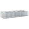 vidaXL Gabionen-Hochbeet 2 stk. 300 x 100 x 60 cm Verzinkter Stahl