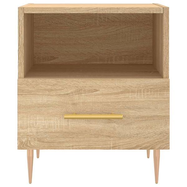 vidaXL Nachttisch Sonoma-Eiche 40x35x47,5 cm Holzwerkstoff