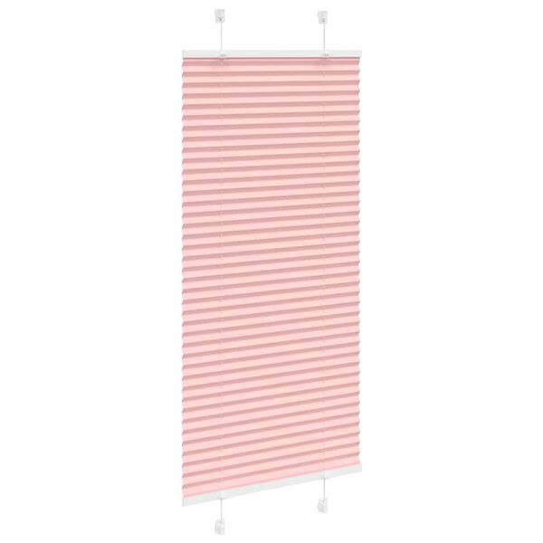 vidaXL Plissee Rosa 55x100 cm Stoffbreite 54,4 cm Polyester