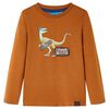 vidaXL Kinder-Langarmshirt Cognac 104