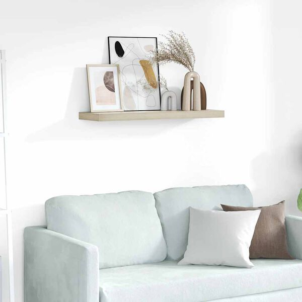 vidaXL Schweberegal Eiche-Optik 80x23,5x3,8 cm MDF