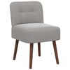 vidaXL Slipper Chair Hellgrau Samt