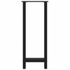 vidaXL Bartischbeine Schwarz 2 Stk. 40x(100-101) cm Stahl