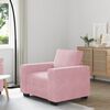 vidaXL Sessel Rosa 100x77x82 cm Samt