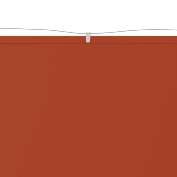 vidaXL Senkrechtmarkise Terrakotta 180x600 cm Oxford-Gewebe