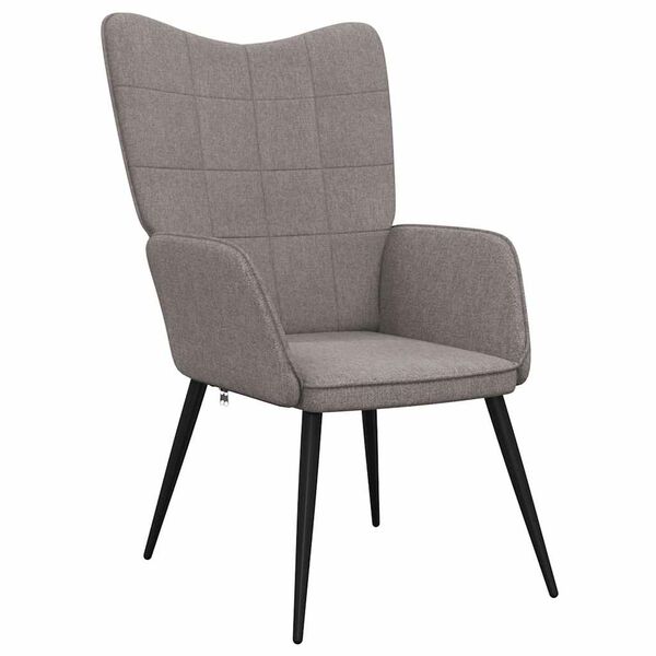 vidaXL Relaxsessel Taupe Stoff