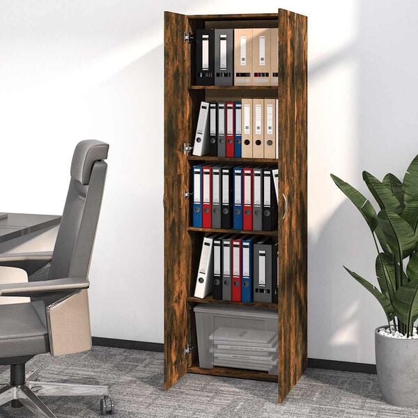 vidaXL B&uuml;roschrank R&auml;uchereiche 60x32x190 cm Holzwerkstoff