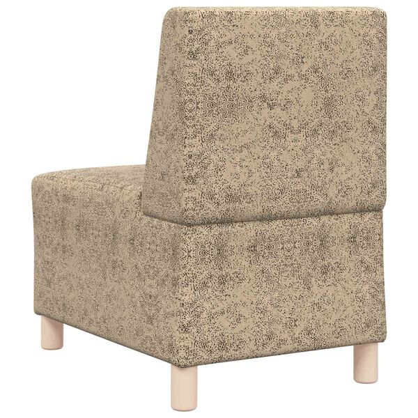 vidaXL | Sofa Stuhl | mit Kissen Hellgrau 55 x 74 x 82 cm Faux Wildleder