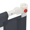 vidaXL Kleinkind-Bettschutzgitter Dunkelgrau 100x25 cm Stoff