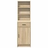 vidaXL Highboard Sonoma-Eiche 40 x 40,5 x 135 cm Holzwerkstoff