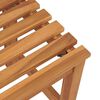 vidaXL Gartenbank 114 cm Massivholz Teak